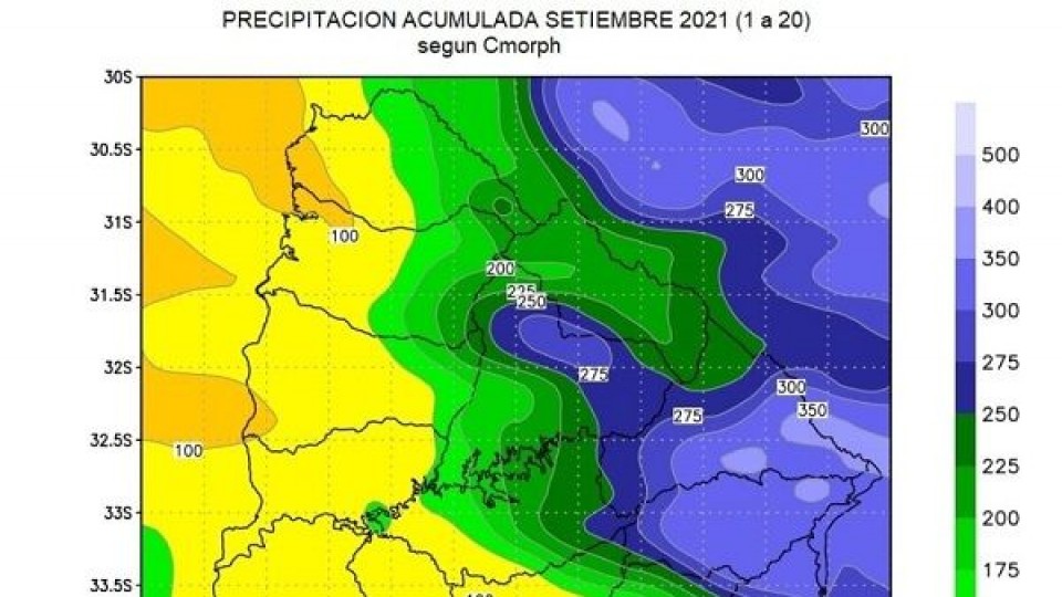 Arroz: En la cuenca este llovió más de 300mm en lo que va de setiembre —  Clima — Dinámica Rural | El Espectador 810