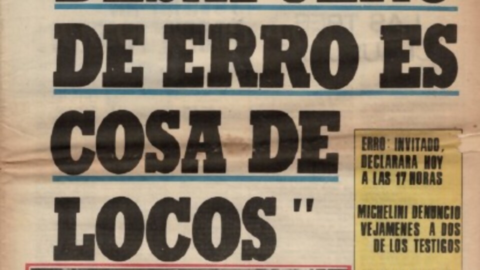 El pedido de desafuero al senador Enrique Erro marcó el clima político previo al golpe de Estado —  Ciclo: 50 años del Golpe de Estado del 73 — Más Temprano Que Tarde | El Espectador 810